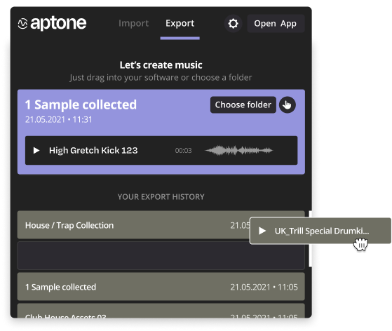 desktop app export screenshot